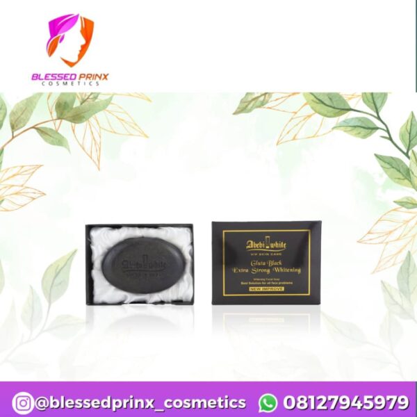 ABEBI WHITE GLUTA BLACK SNOW WHITE EXTRA STRONG WHITENING SOAP (1PIC)