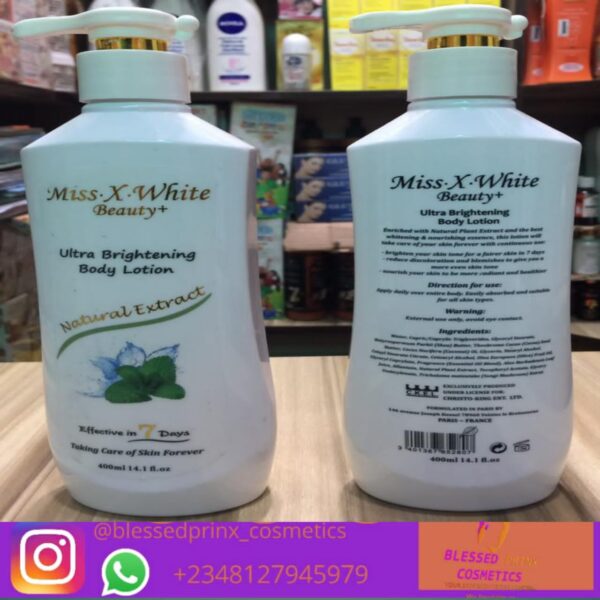 MISS X WHITE BEAUTY ULTRA BRIGHTENING BODY LOTION 400ml