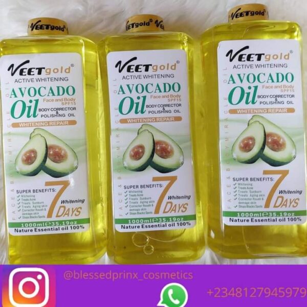 Veetgold Avocado Body Corrector Polishing Oil 1000ML