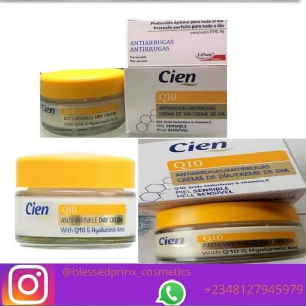 CIEN ANTI WRINKLE DAY CREAM WITH Q10 & HYALURONIC ACID