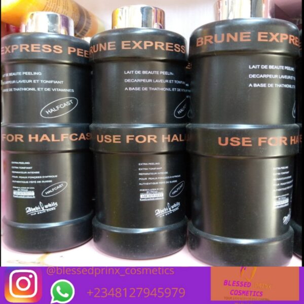 ABEBI WHITE BRUNE EXPRESS PEELING BODY LOTION FOR TOTAL HALFCAST 500ML