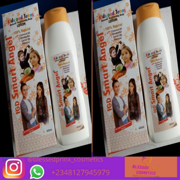 IGD SMART ANGEL KIDS & TEENS NATURAL BRIGHTENING BODY LOTION 400ML