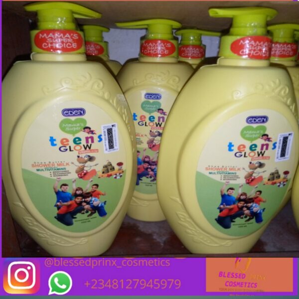 Eden Mama's Super Teens Glow Shower Milk With Vitamin A,C And E 1000ml