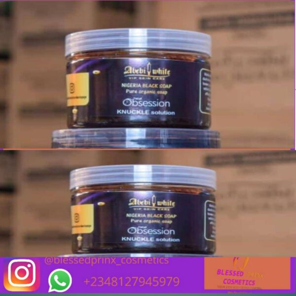 ABEBI WHITE NIGERIA BLACK SOAP PURE ORANIC SOAP TOTAL OBSESSION KNUCKLE SOLUTION