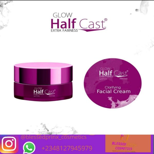 Glow Half Cast Half Cast Extra Fairness clarifying facial cream