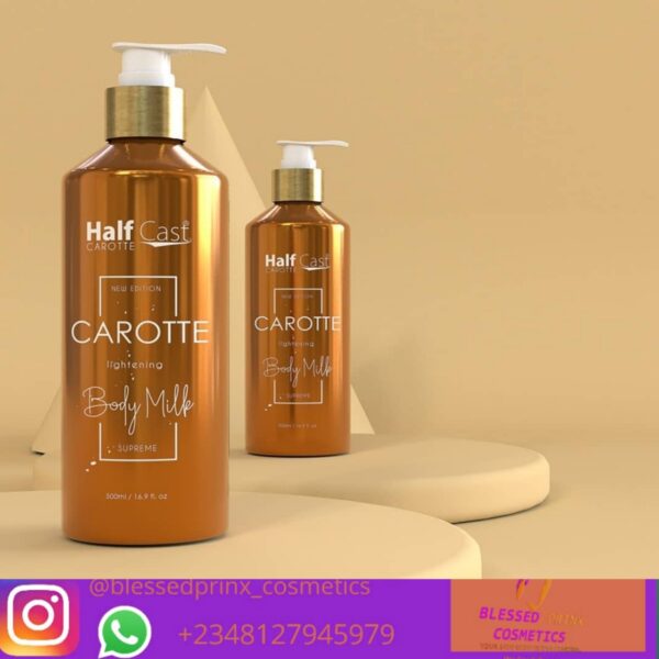 HALF CAST CAROTTE LIGHTENING BODY MILK 500ML