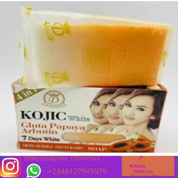 KOJIC WHITE GLUTA PAPAYA ARBUTIN 7 DAYS WHITE SOAP (6PICS)