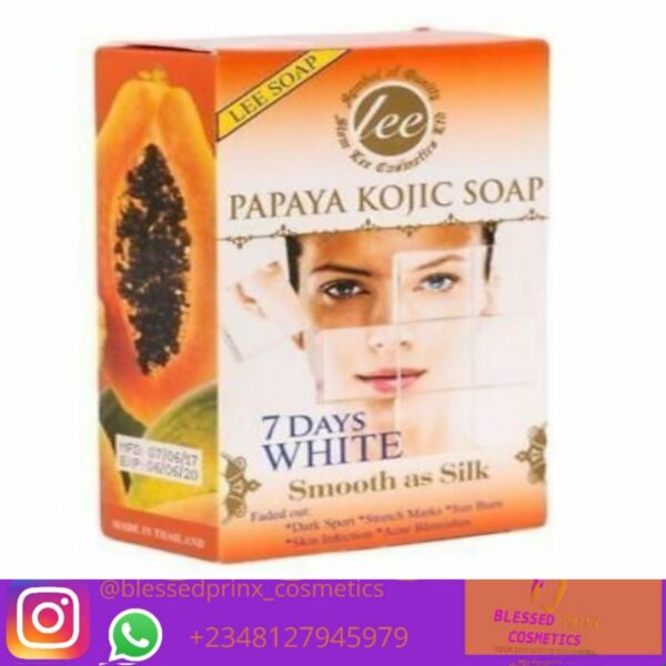 LEE PAPAYA KOJIC SOAP 7 DAYS WHITE (6PICS)