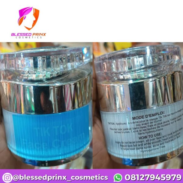 LAIT TIKTOK GLUTATHIONE+COLLAGEN SMOOTH AND WHITE FACIAL CREAM