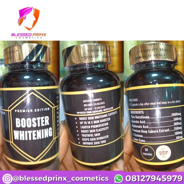 BOOSTER WHITENING SUPPLEMENT CAPSULES (50 Capsules)