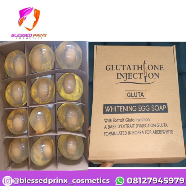 ABEBI WHITE GLUTATHIONE INJECTION WHITENING EGG SOAP