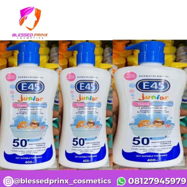 E45 Junior Baby Glow Body Milk Lotion SPF 50 (Lotion & Body Wash)