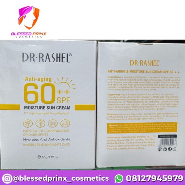Dr Rashel Anti-Aging Moisture Sunscreen Cream 60 SPF 60g