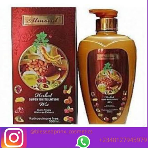 ALMOND HERBAL SUPER WHITE LOTION (500ML)