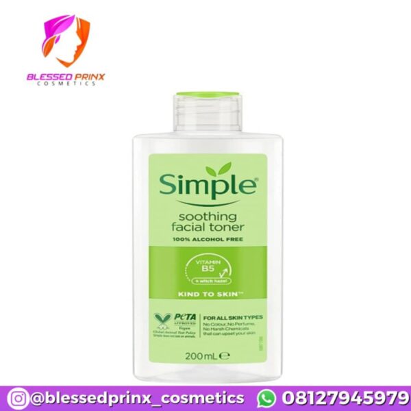 Simple Kind to Skin Soothing Facial Toner 200ml