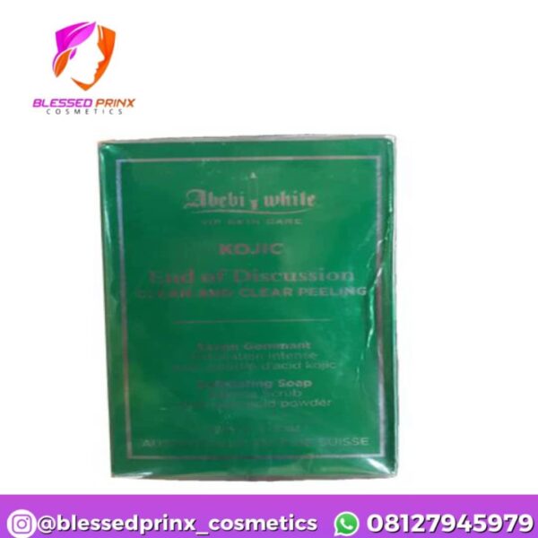 ABEBI WHITE END OF DISCUSSION KOJIC QUICK PEELING SOAP