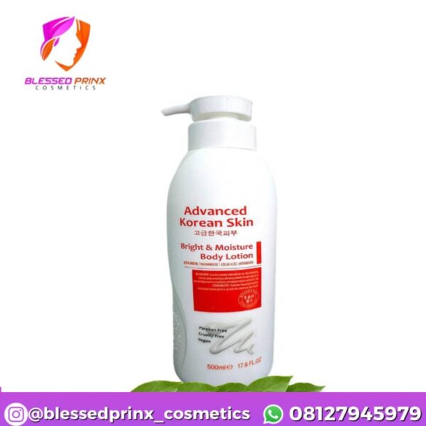 ADVANCED KOREAN SKIN BRIGHT AND MOISTURE BODY LOTION- 500ML