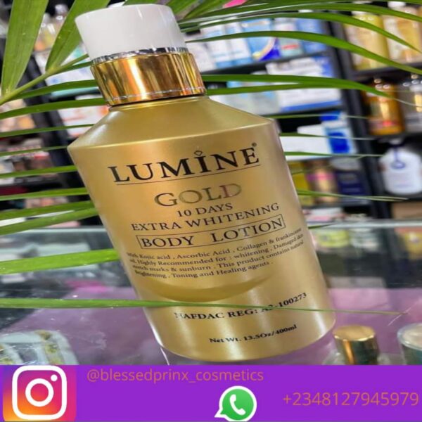 LUMINE GOLD 10 DAYS EXTRA WHITENING BODY LOTION (400ML)