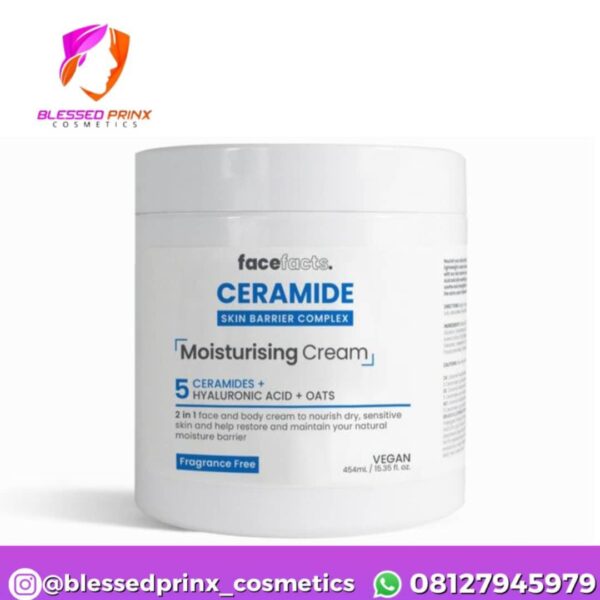FACE FACTS CERAMIDE MOISTURISING BODY CREAM 454ML
