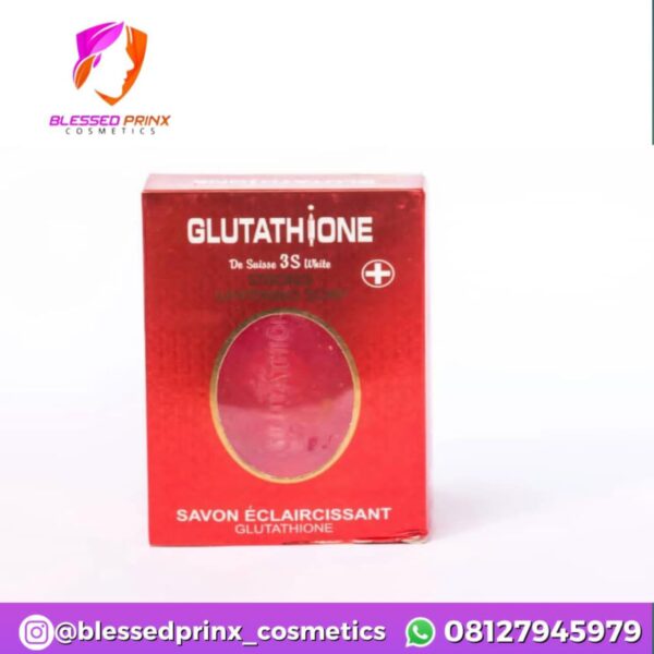 Abebi White glutathione strong whitening face Soap (Red)