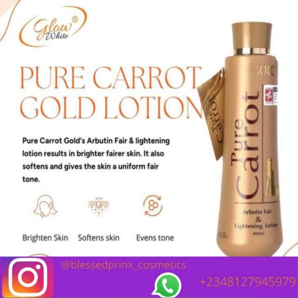 Pure Carrot Gold Arbutin Fair & Lightening Lotion 450ml