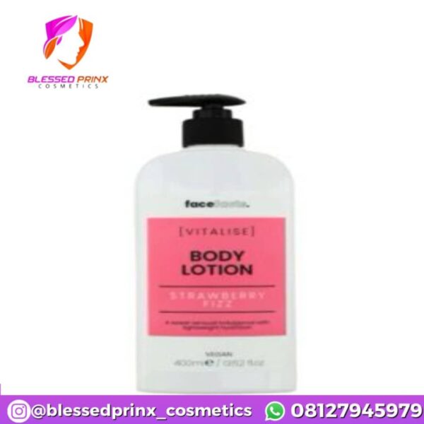 Face Facts Vitalise Body Lotion - Strawberry Fizz - 400ml