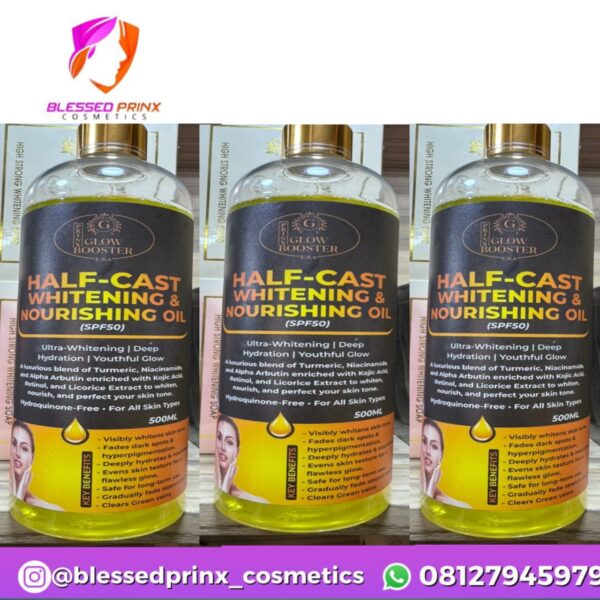 Glow Booster Halfcast Whitening & Nourishing Oil (500Ml)