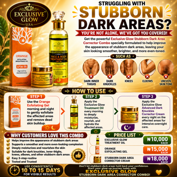 Exclusive Glow Stubborn Dark Areas Combo